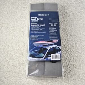 Set Of 2 Attwood Universal Kayak Carrier Kit Rack Small Foam Block Roof NEW